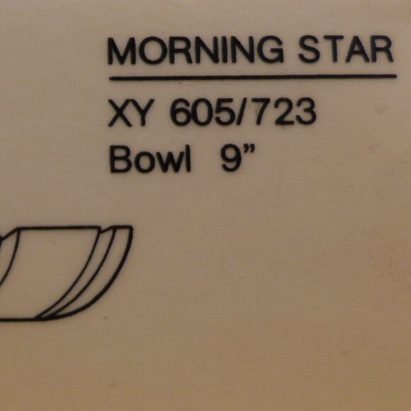 Mikasa Morning Star 9" Crystal Bowl (XY605/723) - Picture 3 of 3